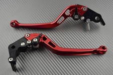 Pair of long levers CNC red BMW K1300S / K1300 GT 2009-2015