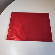 Aluminium coloured foil