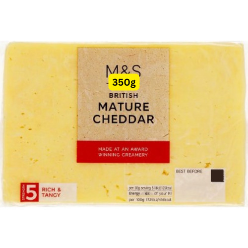 British mature cheddar - m&s,