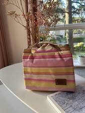 Striped Insulated Lunch Bag /