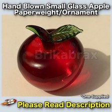 Hand Blown Small Glass Apple