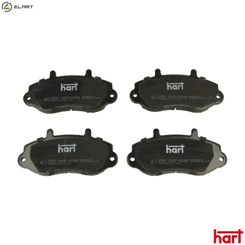 Brake pad set - pad,