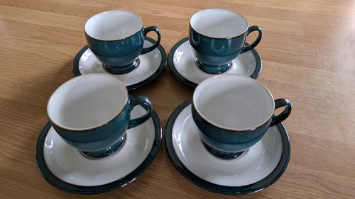 Denby greenwich cups and - x,