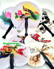 Hand Fan Portable Folding Hand Fans Decoration Wedding Summer Paper Handheld Fan