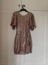 zara glitter dress size xs