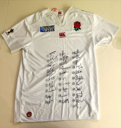 Signed england rugby - signed, shirt