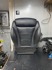 Mercedes-Benz C200 W205 2019 Driver Bottom Seat Cover - LEATHER BLACK, HEATED