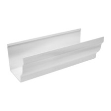 Ogee PVC Gutter FloPlast Niagara Rainwater UPVC Plastic Guttering Pipe 4m