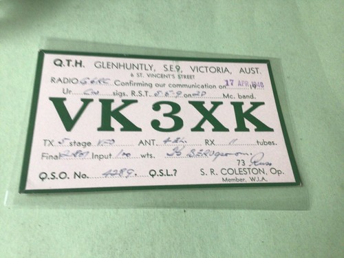 Vintage qsl radio - qsl,