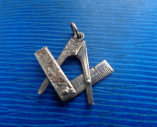 VINTAGE 9ct Yellow Gold Masonic FOLDING Watch Fob or Pendant h/m 1995 Birmingham