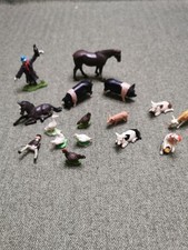 Britains Plastic Farm Animals & Figures Bundle, Vintage, 1970s / 1980’s 
