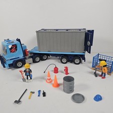 Playmobil 4447 Fun Park Container Lorry Truck With Accessories 