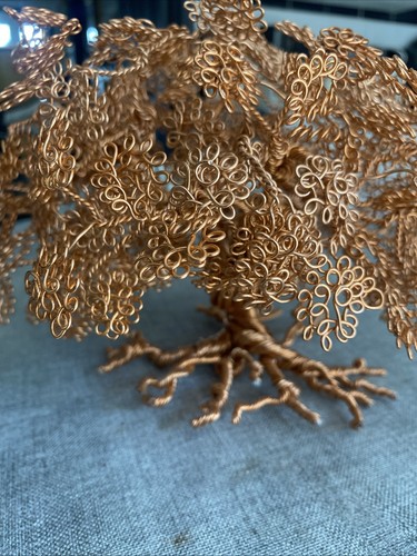 Handmade copper bonsai tree - copper,