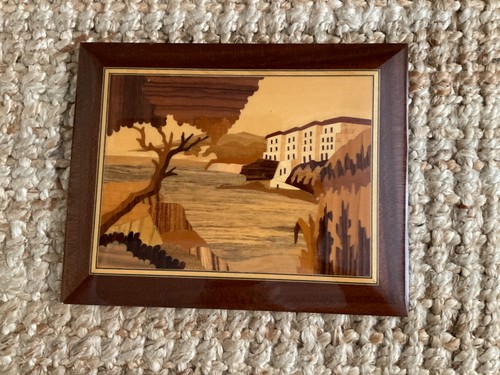 Vintage italian marquetry - vintage,