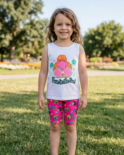 Girls lol doll - summer, top