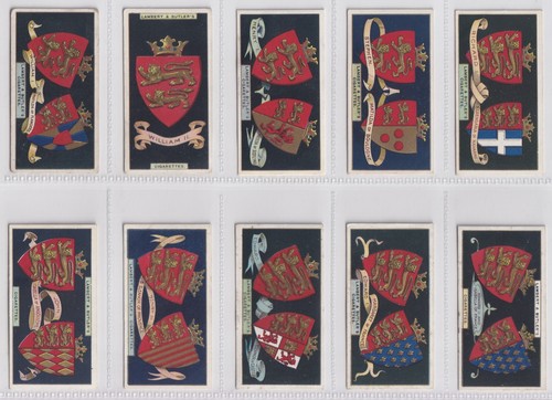 Cigarette cards arms of - cigarette,