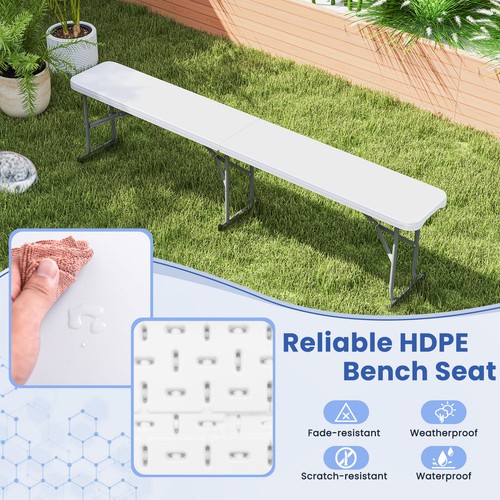 Portable folding bench - 6,