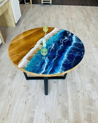 Round blue epoxy - round,