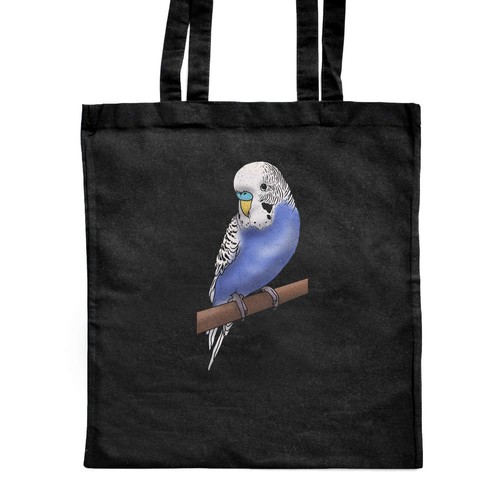 Perched budgie classic - budgie', black