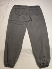 BOOHOO Loose Fitting Black ( grey ) Denim Baloon Jeans  UK 18