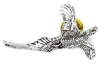 Springing Pheasant Pin Badge