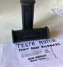 Testi Motor TESTA  50 cc MOTOR  CYCLE  MOPED FOOT  REST  RUBBERS.