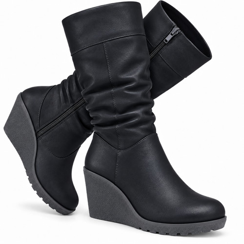 Womens knee high boots slim - womens,