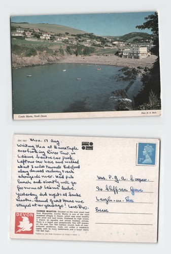Vintage postcard combe - postcard,