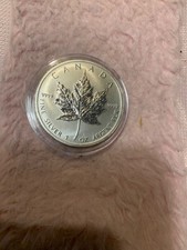 silver bullion 9999  one ounce maple leaf  coin