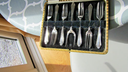 Vintage boxed set epns - of, 6