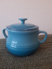 le creuset turquoise/teal 0.5l Soup Bowl With Lid (4 available)