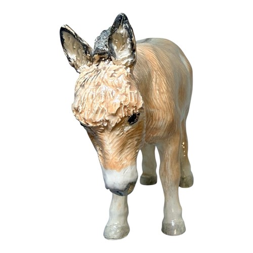 Handmade ceramic donkey - ceramic,