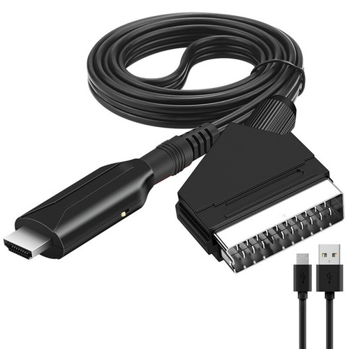 3ft scart hdmi compatible - scart, hdmi-compatible