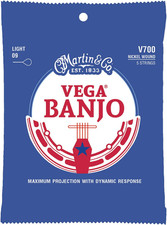 Vega Banjo Strings – Nickel, Light Gauge | 5-String Set for Bluegrass