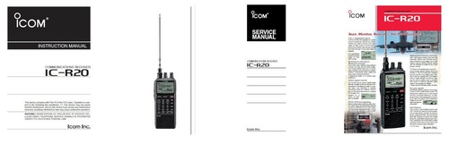 Icom r20 182 - r20, instruction