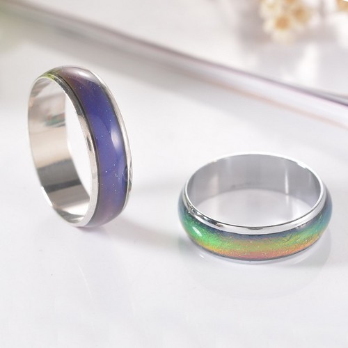 Mood ring colour rainbow - ring,