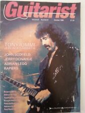 Guitarist magazine October 1986 Tony Iommi (Sabbath) Jerry Donahue