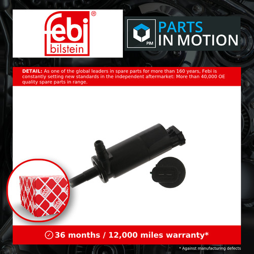 Washer pump fits vauxhall - fits,