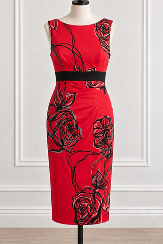 Karen millen red - millen, floral