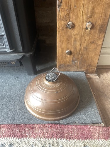 Antique copper bed - antique, warming