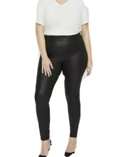 Junarose shiny leggings black - shiny,