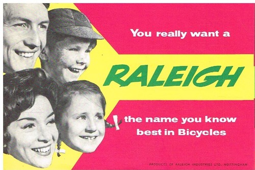 Raleigh bicycles original 1962 - raleigh,