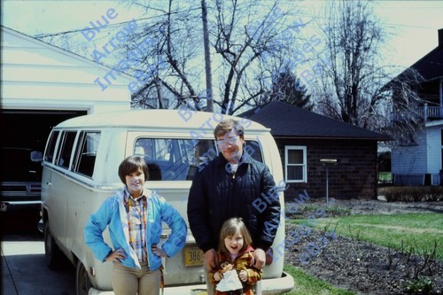 1978 35mm slide man children - 35mm,