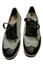 Rare Vintage PF Flyers 1930s Spectator Heel Shoes Patented 1933 Size 7. 5 AU/US