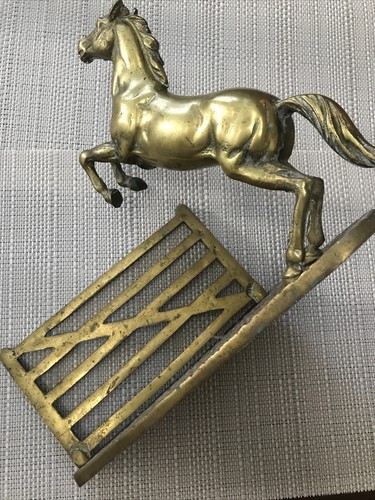 Brass horse stallion - horse,