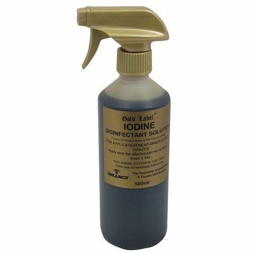 Gold label iodine - label, spray