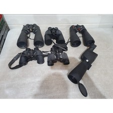 Mix Lot of Various Brands Binoculars & Spotting Scope Black Compact - For Parts