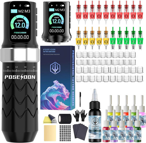Poseidon cordless tattoo - poseidon,