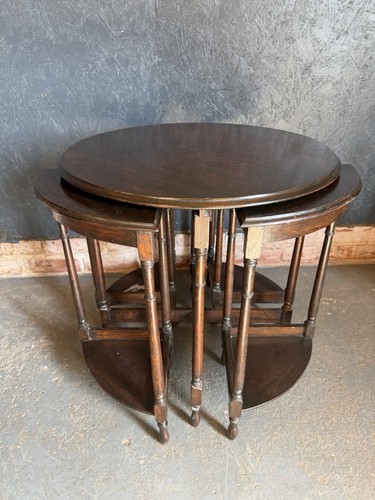 Antique nest tables - tables,