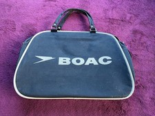 Vintage Original BOAC Cabin Bag Aircraft Travel
